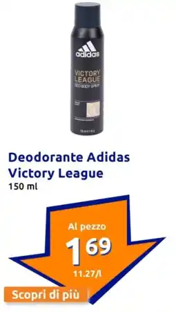 Action Deodorante Adidas Victory League offerta