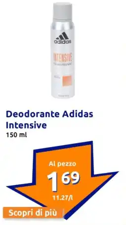 Action Deodorante Adidas Intensive offerta