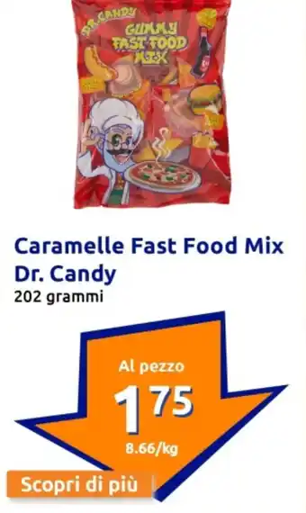 Action Caramelle Fast Food Mix Dr. Candy offerta