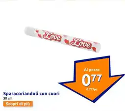 Action Sparacoriandoli con cuori offerta