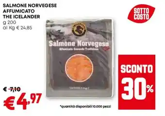 Pam Salmone norvegese affumicato THE ICELANDER offerta