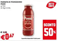 Pam Passata di pomodoro POMÌ offerta