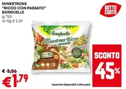 Pam Minestrone "ricco con passato" BONDUELLE offerta