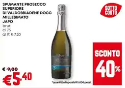 Pam Spumante prosecco superiore di valdobbiadene docg millesimato JAPO offerta