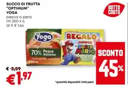 Pam Succo di frutta "optimum" YOGA offerta