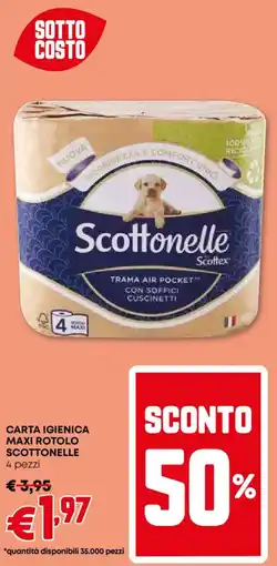 Pam Carta igienica maxi rotolo SCOTTONELLE offerta