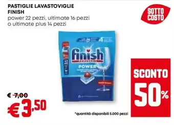 Pam Pastiglie lavastoviglie FINISH offerta