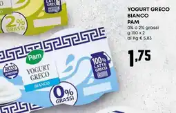 Pam Yogurt greco bianco PAM offerta