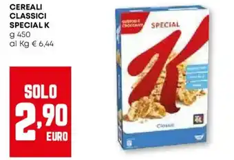 Pam Cereali classici SPECIAL K offerta