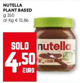 Pam Nutella plant based offerta