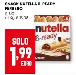 Pam Snack nutella b-ready FERRERO offerta