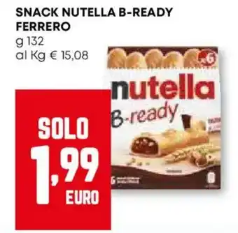 Pam Snack nutella b-ready FERRERO offerta