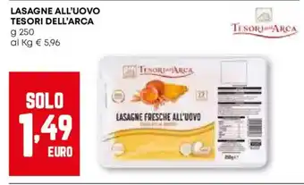 Pam Lasagne all'uovo TESORI DELL'ARCA offerta