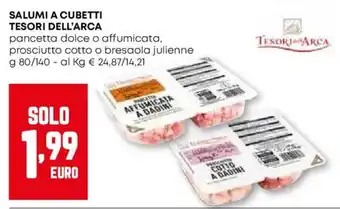 Pam Salumi a cubetti TESORI DELL'ARCA offerta