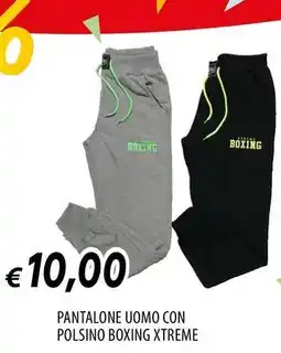 Galassia Pantalone uomo con polsino boxing xtreme offerta