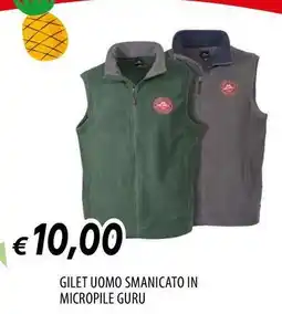 Galassia Gilet uomo smanicato in micropile guru offerta