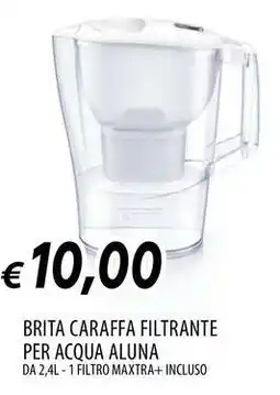 Galassia Brita caraffa filtrante per acqua aluna offerta