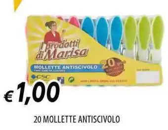 Galassia 20 mollette antiscivolo offerta