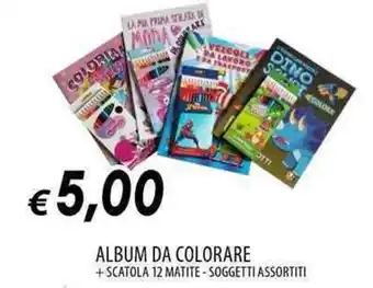 Galassia Album da colorare offerta