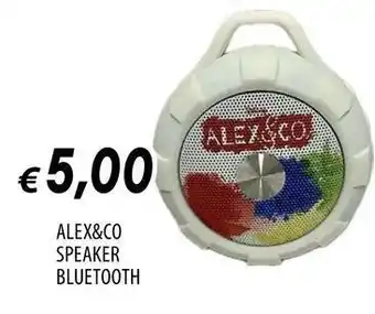 Galassia Alex&co speaker bluetooth offerta