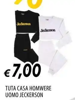 Galassia Tuta casa homwere uomo jeckerson offerta