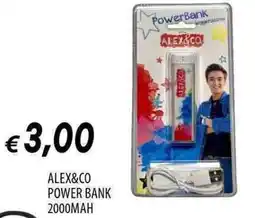 Galassia ALEX&CO power bank 2000mah offerta