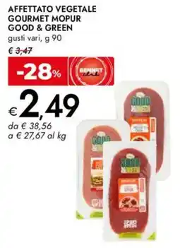 Bennet Affettato vegetale gourmet mopur GOOD & GREEN offerta