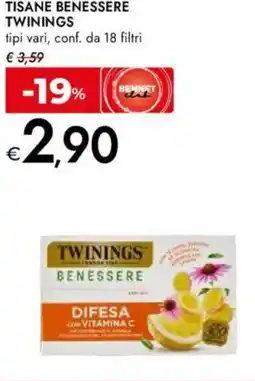 Bennet Tisane benessere TWININGS offerta