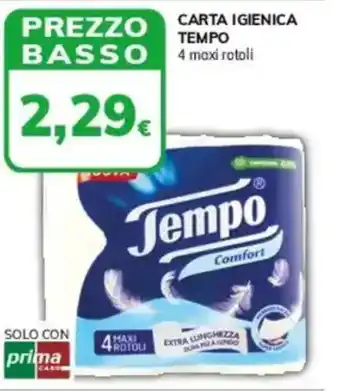 Basko Carta igienica TEMPO offerta