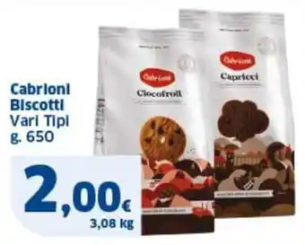 Ok Sigma Cabrionl biscotti vari tipi offerta