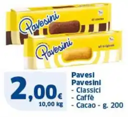 Ok Sigma Pavesl Pavesini - Classici Caffè Cacao offerta