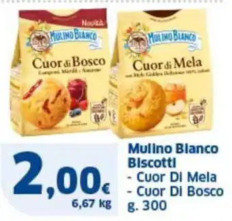 Ok Sigma Mulino Blanco Biscotti Cuor Di Mela - Cuor Di Bosco offerta