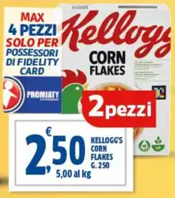 Ok Sigma Kellogg's corn flakes 2 pezzi offerta