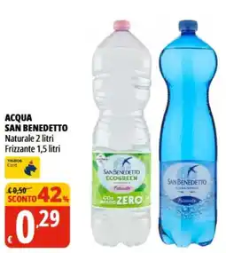 Tigros Acqua SAN BENEDETTO naturale offerta