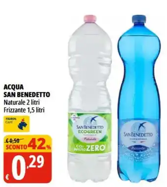 Tigros Acqua SAN BENEDETTO naturale offerta