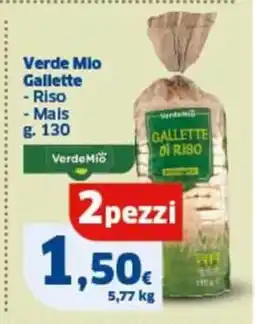 Ok Sigma Verde mio gallette - riso - mais 2 pezzi offerta