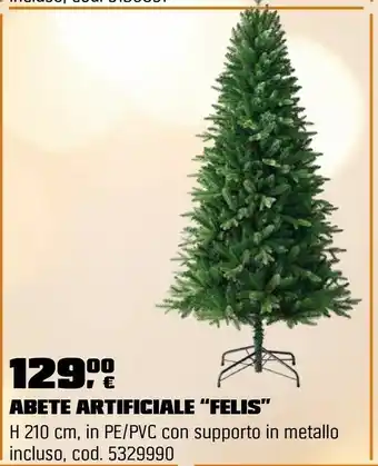 OBI Abete artificiale “felis” offerta