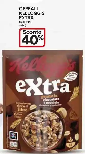 Ipercoop Cereali kellogg's extra offerta