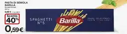 Ipercoop Pasta di semola barilla offerta