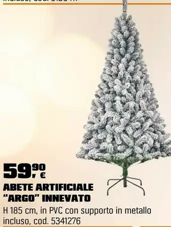 Abete artificiale “argo” innevato”