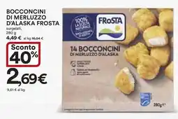 Ipercoop Bocconcini di merluzzo d'alaska frosta offerta