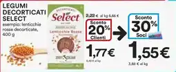 Ipercoop Legumi decorticati select offerta