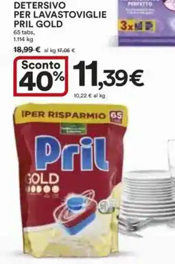 Ipercoop Detersivo per lavastoviglie pril gold offerta