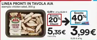 Ipercoop Linea pronti in tavola aia offerta