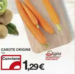 Ipercoop Carote origine offerta