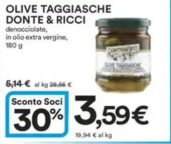 Ipercoop Olive taggiasche DONTE & RICCI offerta