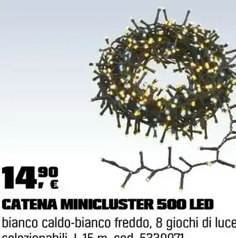 OBI Catena minicluster 500 led offerta