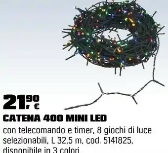 OBI Catena 400 mini led offerta