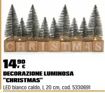 Decorazione luminosa ”christmas”