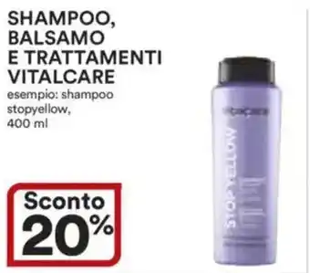 Ipercoop Shampoo, balsamo e trattamenti VITALCARE offerta